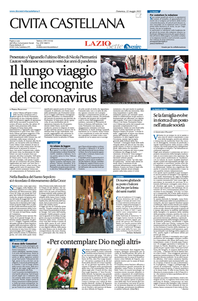 Avvenire - pagina diocesana del 22/05/2022